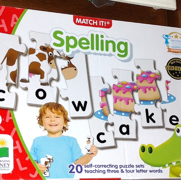 Match fit Spelling puzzle 20 pieces - Picture 2 of 2